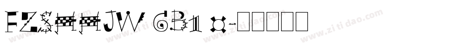 FZSHHJW GB1 0字体转换
